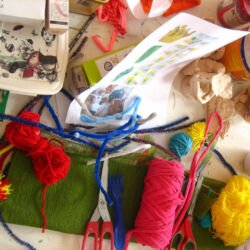 Twórczy zamęt na naszym stole - półkolonia w Pracowni Artystycznej "Mali Twórcy"