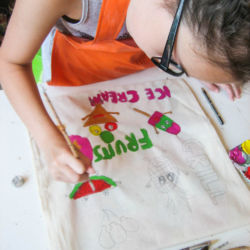 Warsztaty artystyczne dla dzieci - malowanie toreb
