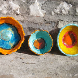 Warsztaty ceramiczne dla dorosłych, Pracownia Artystyczna "Mali Twórcy" - prace misy